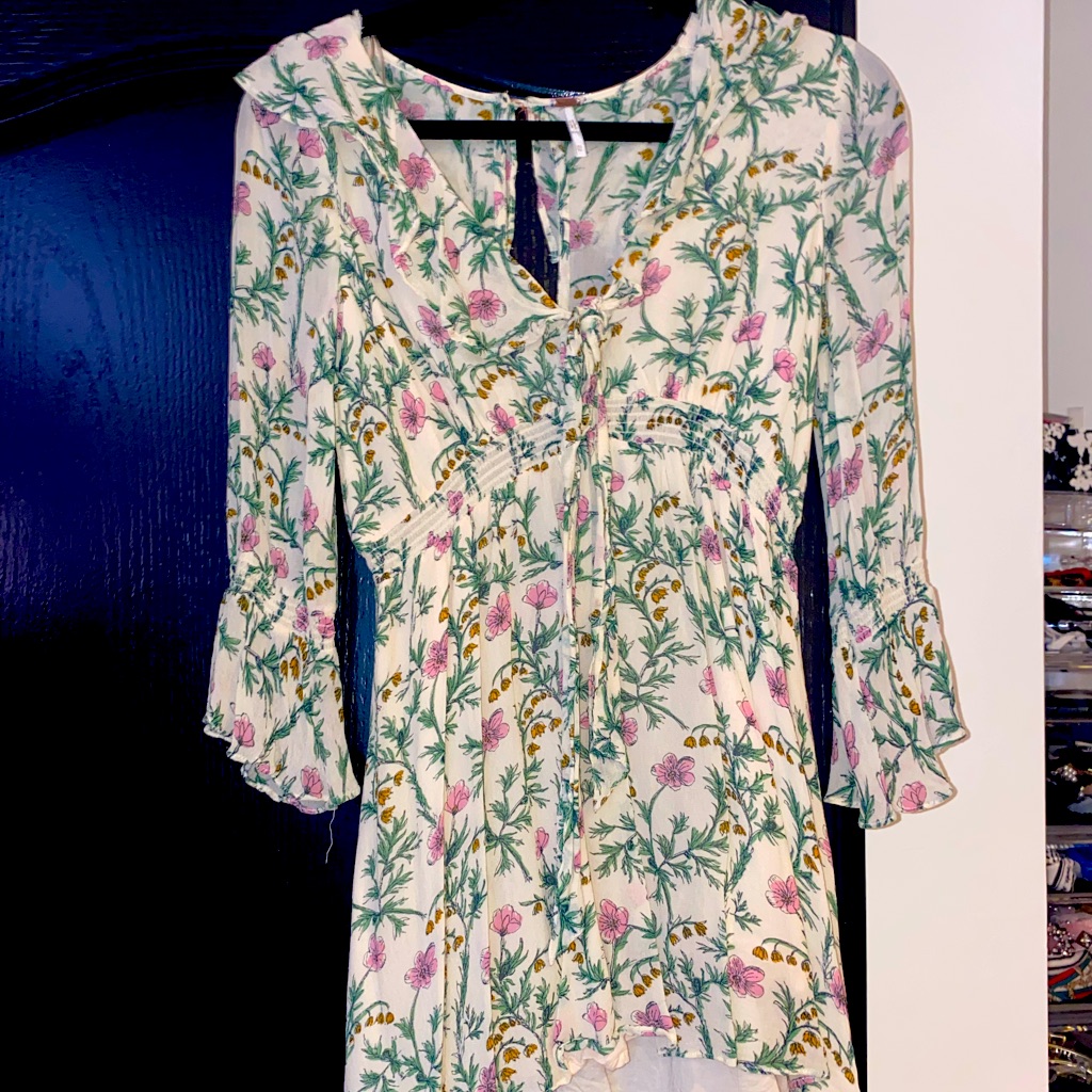 Free People Floral Dress Worn Once!